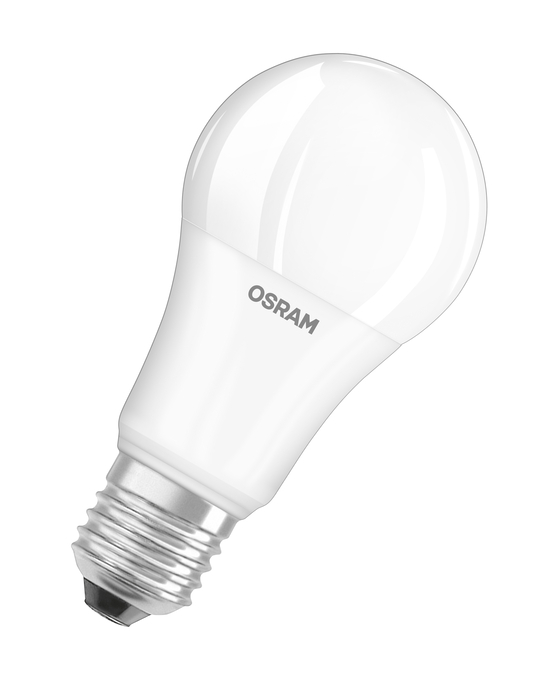 OSRAM LED CLA100 13W 827 230V Frosted E27 Lamp, Warm White 2700K, Bright 1055 Lumens, Classic Bulb Shape with Frosted Finish, Suitable for Decorative Lighting